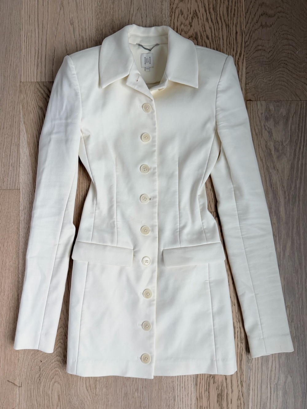 HELSA White The Little Lady Blazer Dress